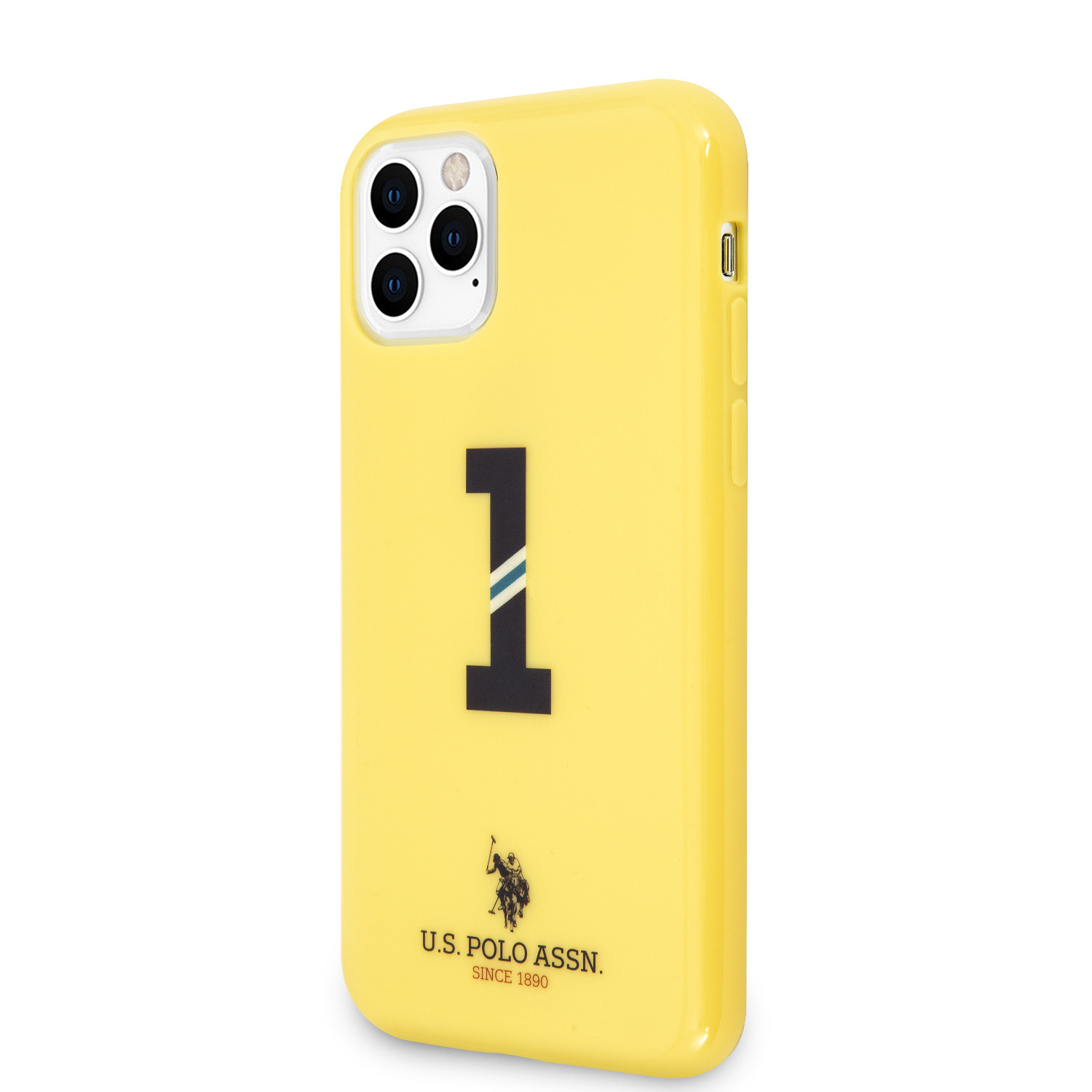 Husa Cover US Polo No.1 Bicolor pentru iPhone 11 Pro Galben thumb