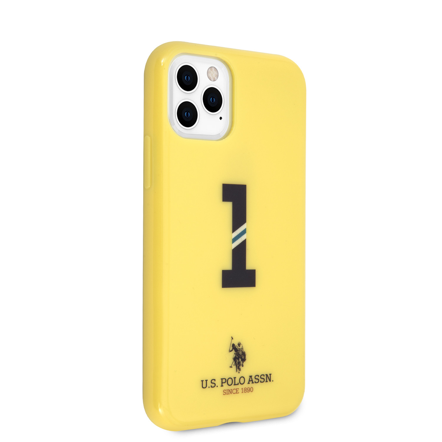 Husa Cover US Polo No.1 Bicolor pentru iPhone 11 Pro Galben thumb