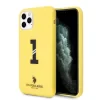 Husa Cover US Polo No.1 Bicolor pentru iPhone 11 Pro Galben