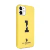 Husa Cover US Polo No.1 Bicolor pentru iPhone 11 Galben