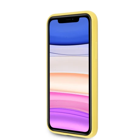Husa Cover US Polo No.1 Bicolor pentru iPhone 11 Galben