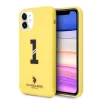 Husa Cover US Polo No.1 Bicolor pentru iPhone 11 Galben