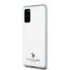 Husa Cover US Polo Shiny pentru Samsung Galaxy S20 Plus Alba