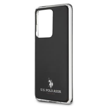 Husa Cover US Polo Shiny pentru Samsung Galaxy S20 Ultra Neagra thumb