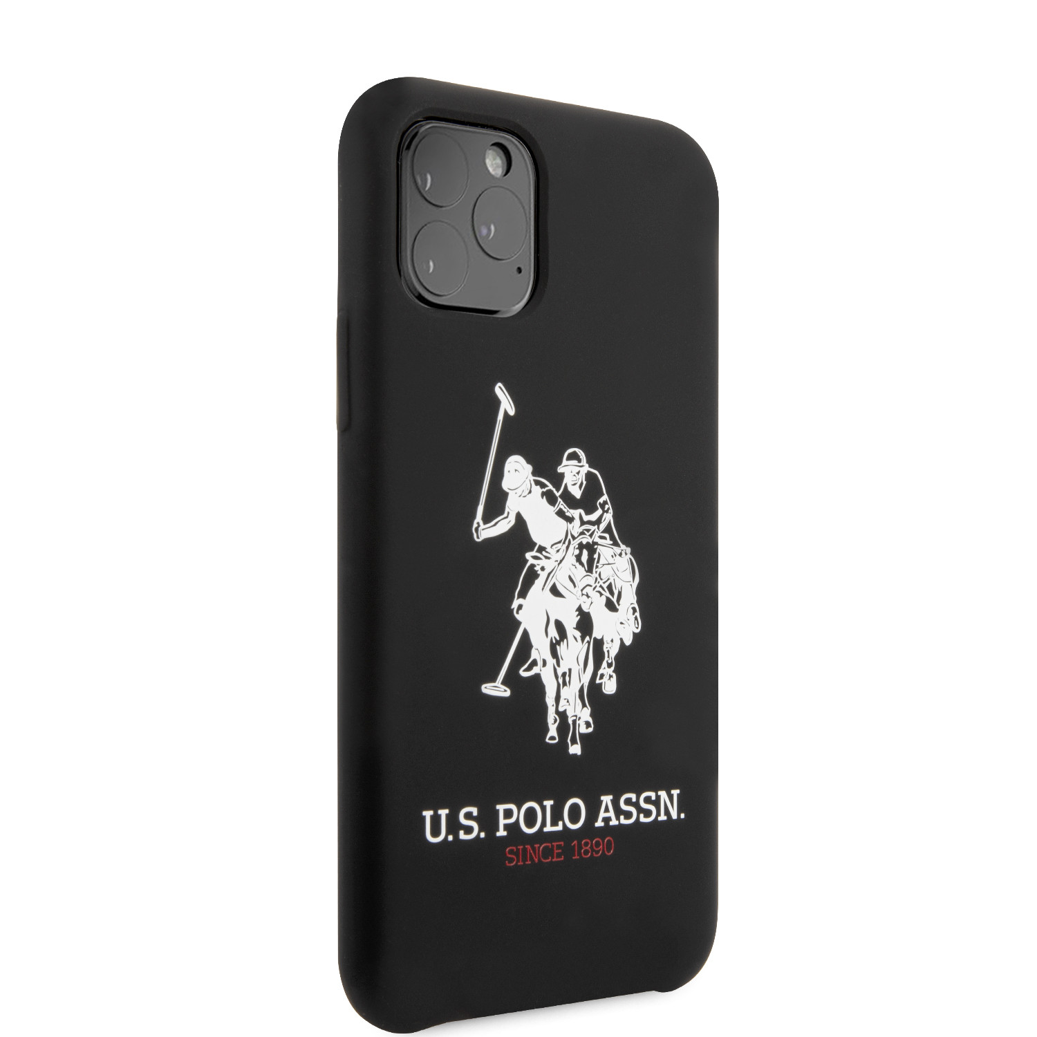 Husa Cover US Polo Silicone Big Horse pentru iPhone 11 Pro Max Negru thumb