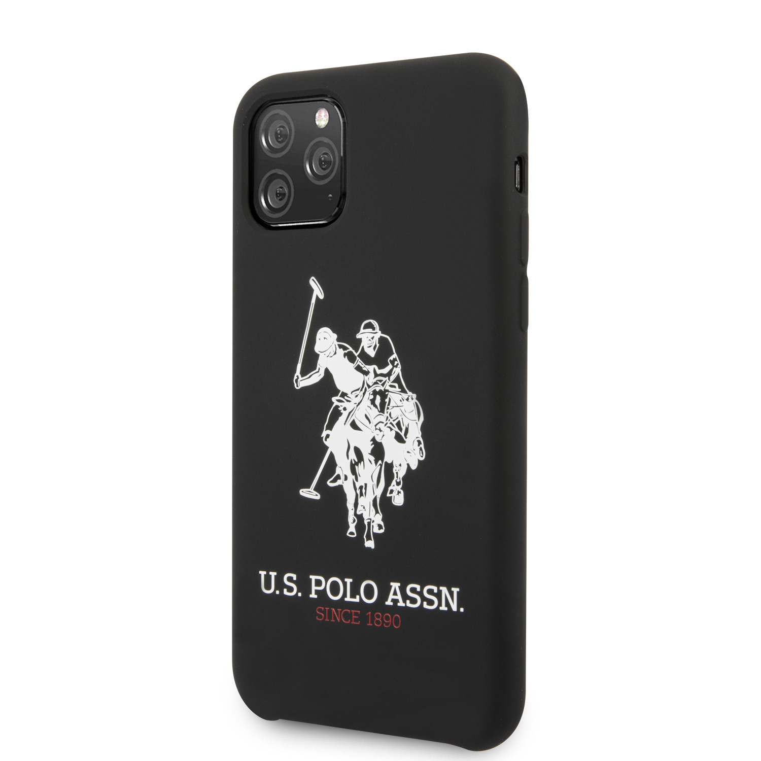 Husa Cover US Polo Silicone Big Horse pentru iPhone 11 Pro Negru thumb