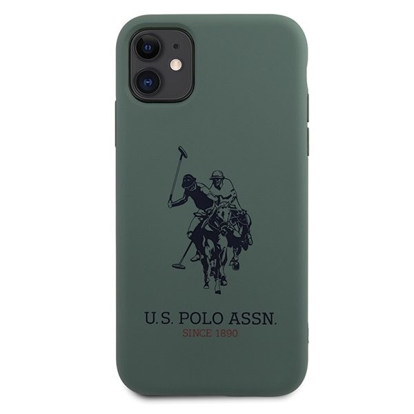 Husa Cover US Polo Silicone Big Horse pentru iPhone 11 Green thumb