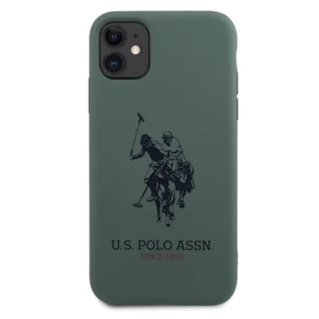 Husa Cover US Polo Silicone Big Horse pentru iPhone 11 Green