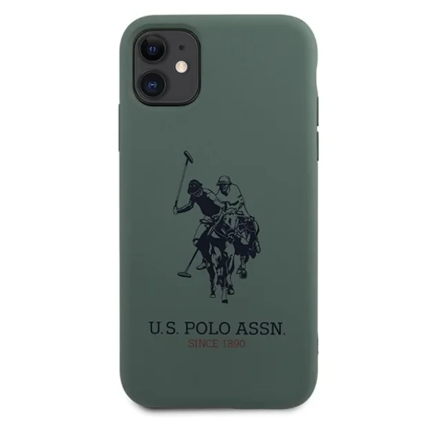 Husa Cover US Polo Silicone Big Horse pentru iPhone 11 Green