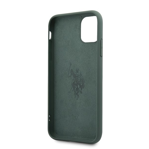 Husa Cover US Polo Silicone Big Horse pentru iPhone 11 Green thumb
