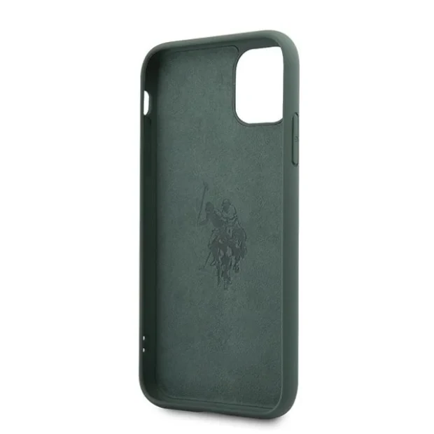 Husa Cover US Polo Silicone Big Horse pentru iPhone 11 Green