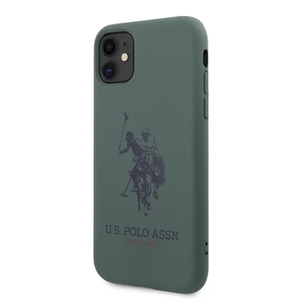 Husa Cover US Polo Silicone Big Horse pentru iPhone 11 Green