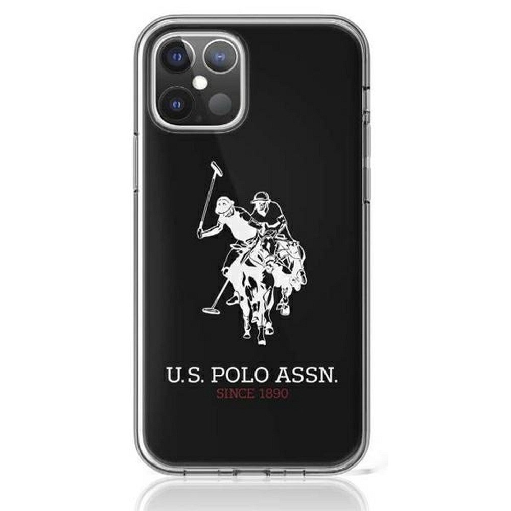 Husa Cover US Polo Silicone Big Horse pentru iPhone 12 Mini Black thumb