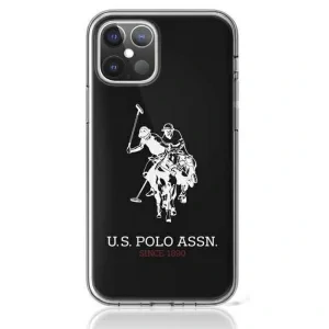Husa Cover US Polo Silicone Big Horse pentru iPhone 12 Mini Black