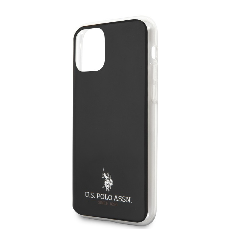 Husa Cover US Polo Silicone Big Horse pentru iPhone 12 Pro Max Black thumb