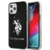 Husa Cover US Polo Silicone Big Horse pentru iPhone 12/12 Pro Black