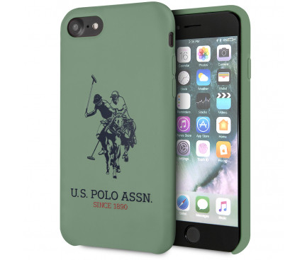 Husa Cover US Polo Silicone Big Horse pentru iPhone 7/8/SE 2  Green thumb