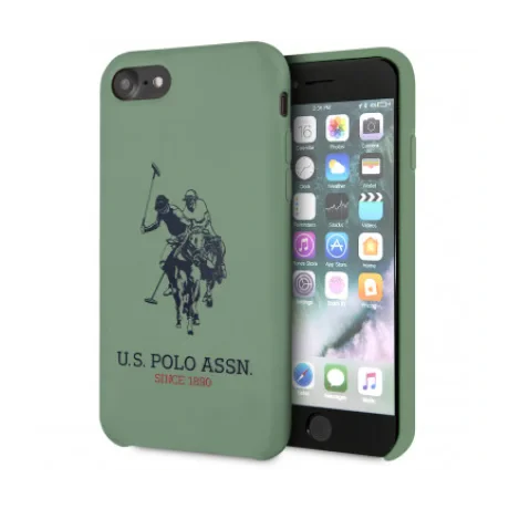 Husa Cover US Polo Silicone Big Horse pentru iPhone 7/8/SE 2  Green