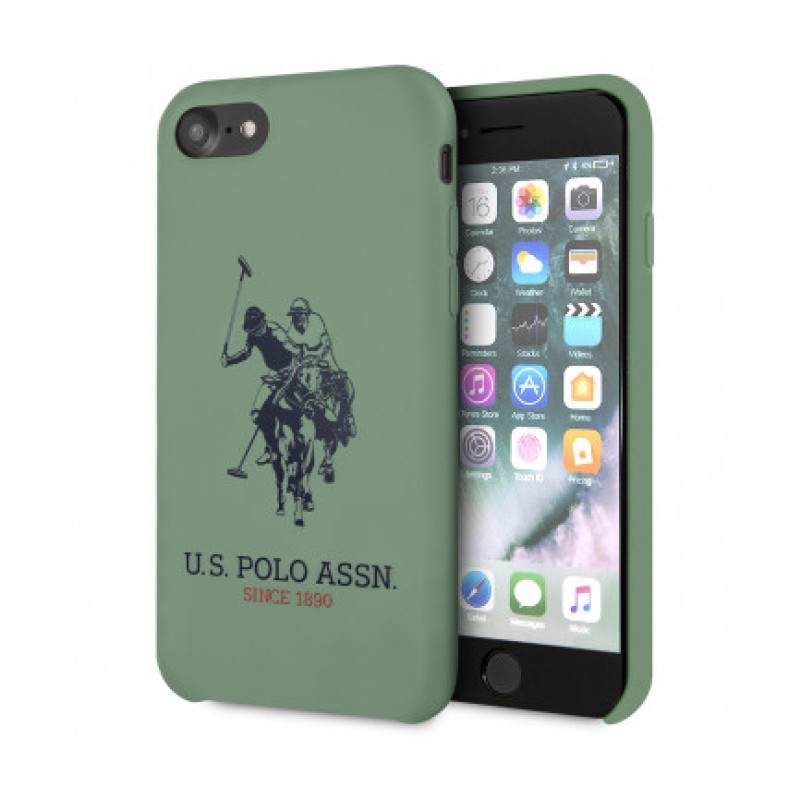 Husa Cover US Polo Silicone Big Horse pentru iPhone 7/8/SE 2 Green