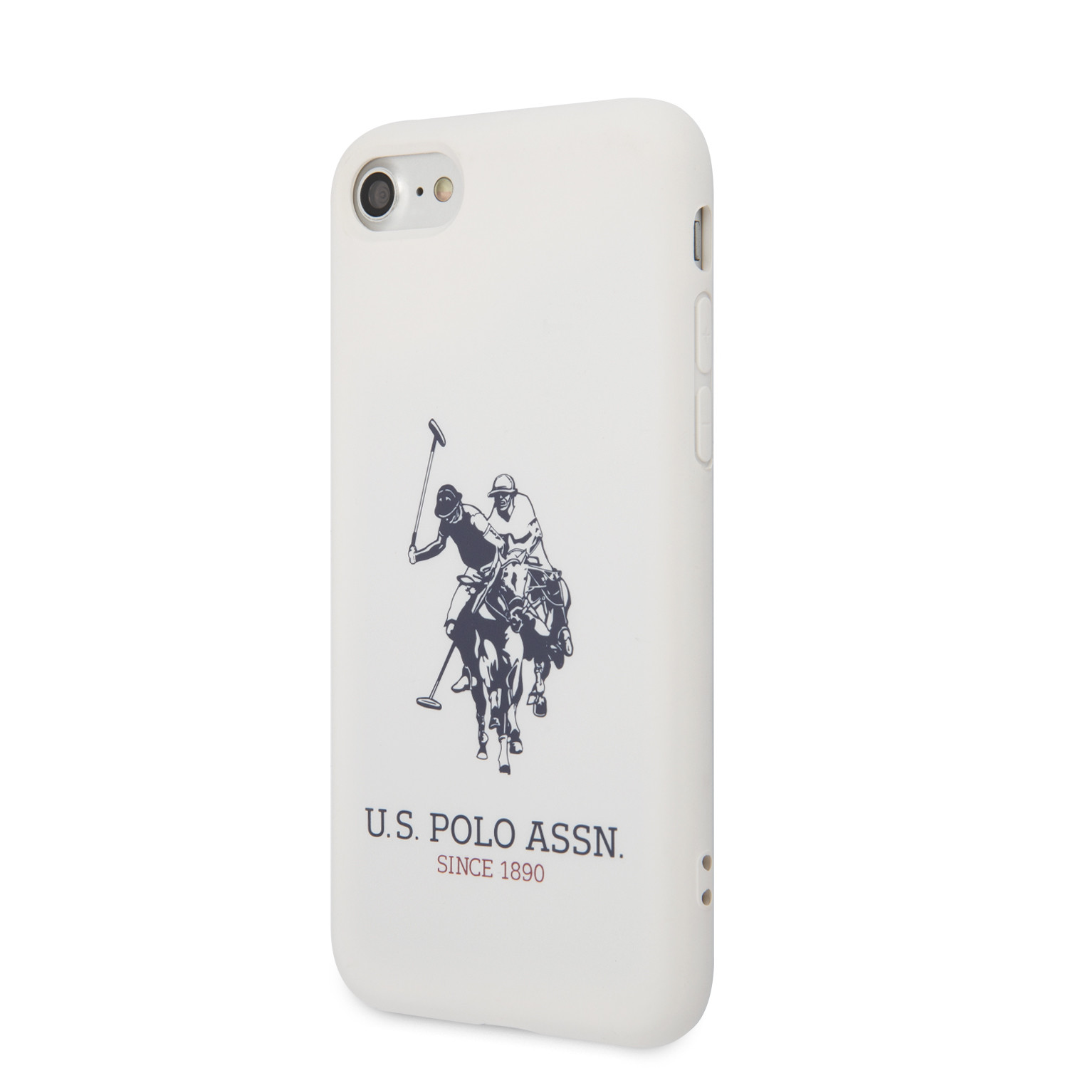 Husa Cover US Polo Silicone Big Horse pentru iPhone 7/8/SE2  Alb thumb