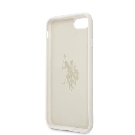 Husa Cover US Polo Silicone Big Horse pentru iPhone 7/8/SE2  Alb