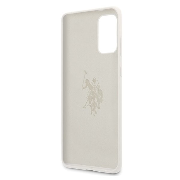 Husa Cover US Polo Silicone Big Horse pentru Samsung Galaxy S20 Plus White thumb