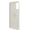 Husa Cover US Polo Silicone Big Horse pentru Samsung Galaxy S20 White