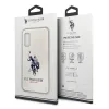 Husa Cover US Polo Silicone Big Horse pentru Samsung Galaxy S20 White