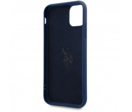 Husa Cover US Polo Silicone Effect Kryt pentru iPhone 11 Pro Blue thumb