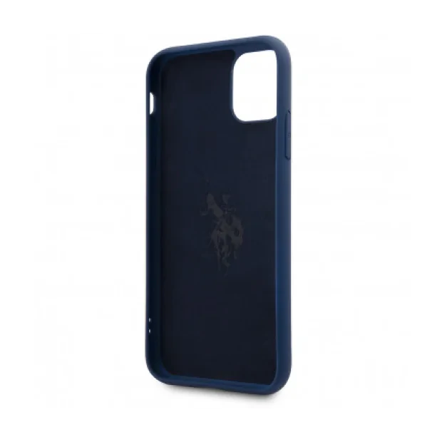 Husa Cover US Polo Silicone Effect Kryt pentru iPhone 11 Pro Blue