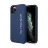 Husa Cover US Polo Silicone Effect Kryt pentru iPhone 11 Pro Blue