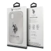 Husa Cover US Polo Silicone Effect pentru iPhone 11 Alb