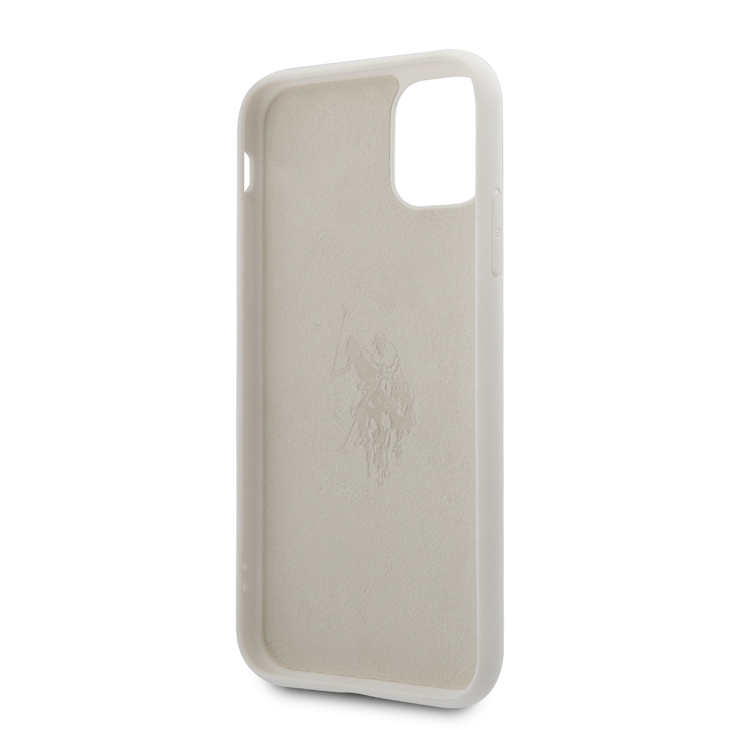 Husa Cover US Polo Silicone Effect pentru iPhone 11 Pro Alb thumb