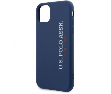 Husa Cover US Polo Silicone Effect pentru iPhone 11 Pro Max USHCN65SLNVV2 Blue thumb