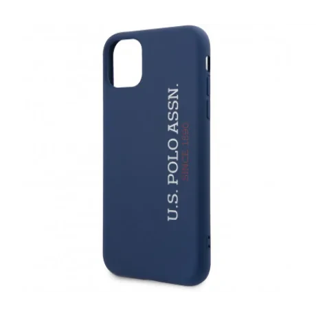 Husa Cover US Polo Silicone Effect pentru iPhone 11 Pro Max USHCN65SLNVV2 Blue