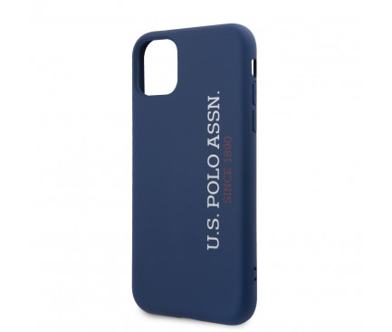 Husa Cover US Polo Silicone Effect pentru iPhone 11 USHCN61SLNVV2 Blue thumb