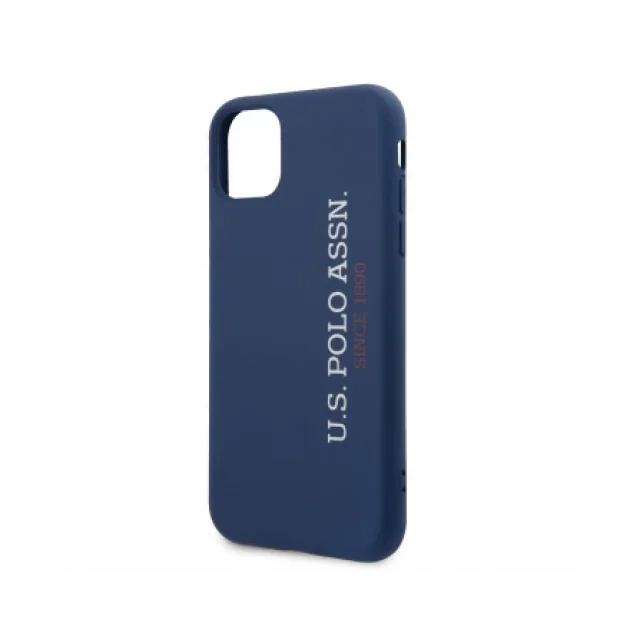 Husa Cover US Polo Silicone Effect pentru iPhone 11 USHCN61SLNVV2 Blue