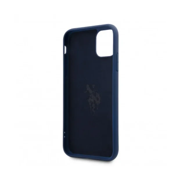 Husa Cover US Polo Silicone Effect pentru iPhone 11 USHCN61SLNVV2 Blue