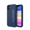 Husa Cover US Polo Silicone Effect pentru iPhone 11 USHCN61SLNVV2 Blue