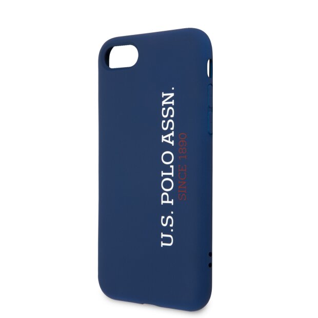 Husa Cover US Polo Silicone pentru iPhone 7/8/SE2 Albastru