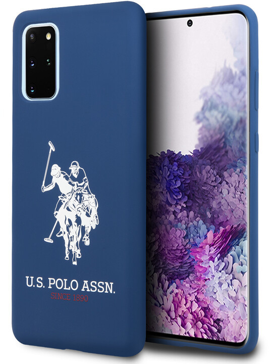 Husa Cover US Polo Silicone pentru Samsung Galaxy S20 Plus Albastra thumb
