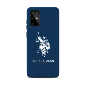 Husa Cover US Polo Silicone pentru Samsung Galaxy S20 Plus Albastra