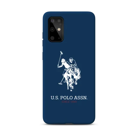 Husa Cover US Polo Silicone pentru Samsung Galaxy S20 Plus Albastra