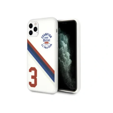 Husa Cover US Polo TPU Detroit 3 Pro pentru iPhone 11 Pro White