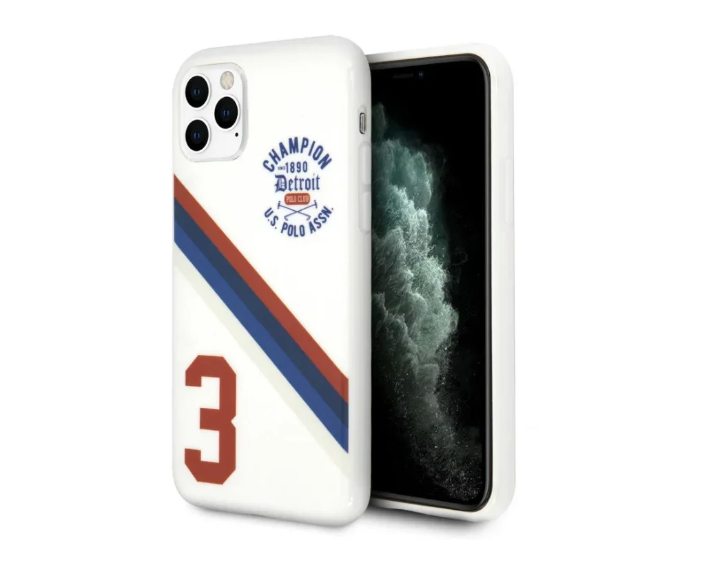 Husa Cover US Polo TPU Detroit 3 Pro pentru iPhone 11 Pro White