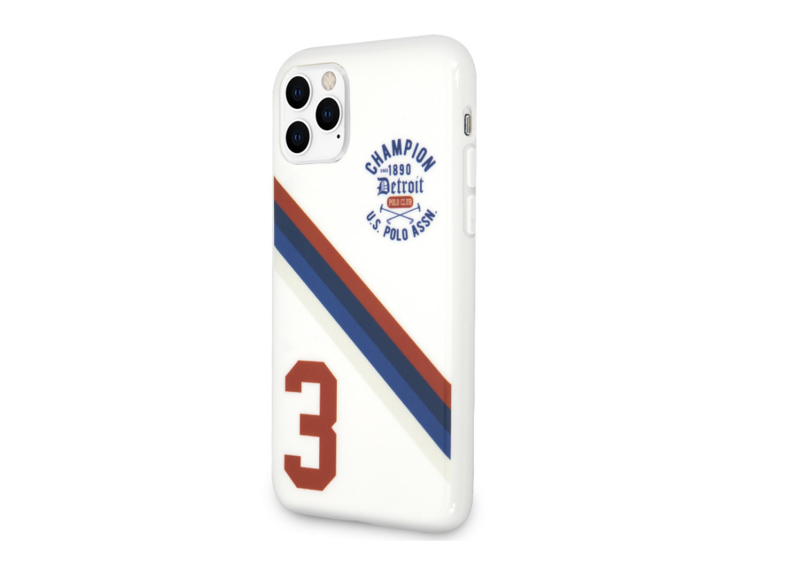 Husa Cover US Polo TPU Detroit 3 Pro pentru iPhone 11 Pro White thumb