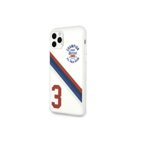Husa Cover US Polo TPU Detroit 3 Pro pentru iPhone 11 Pro White