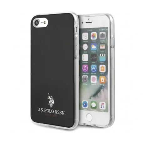 Husa Cover US Polo TPU Small Horse pentru iPhone 7/8/SE 2  Black