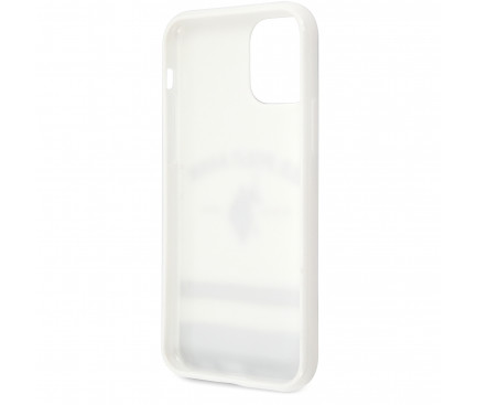 Husa Cover US Polo TPU Tricolor Blurred pentru iPhone 11 Pro Max  White thumb