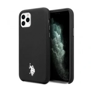 Husa Cover US Polo TPU Wrapped pentru iPhone 11 Pro Max USHCN65PUBK Black